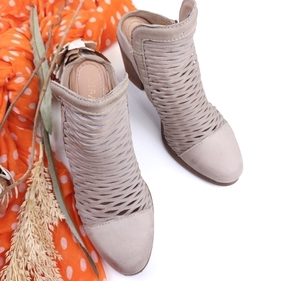 Diba True Grey Mule Ankle Boots sz 7½ - Picture 3 of 12